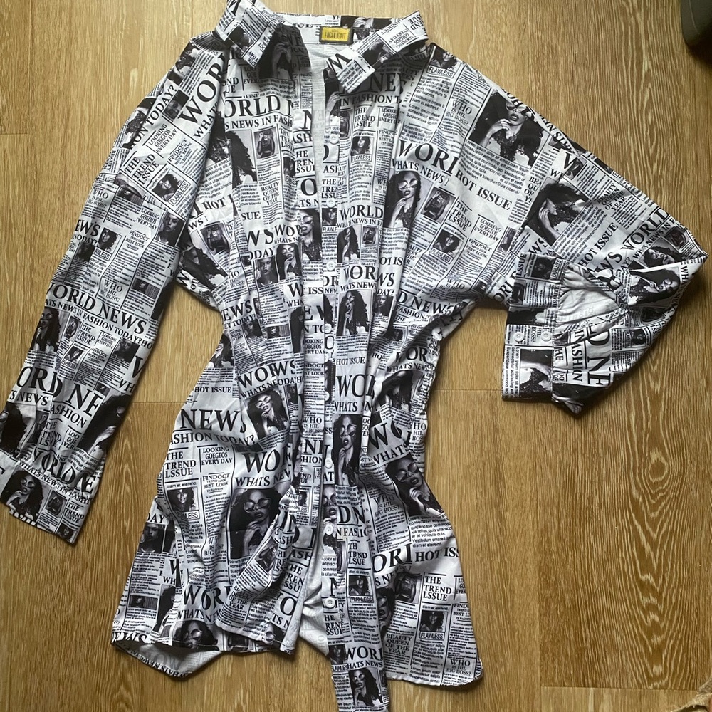 Newspaper Dress